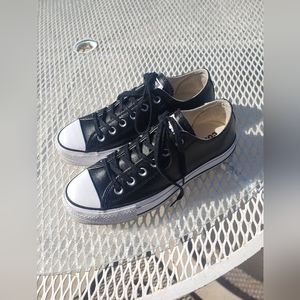 Leather Platform Converse